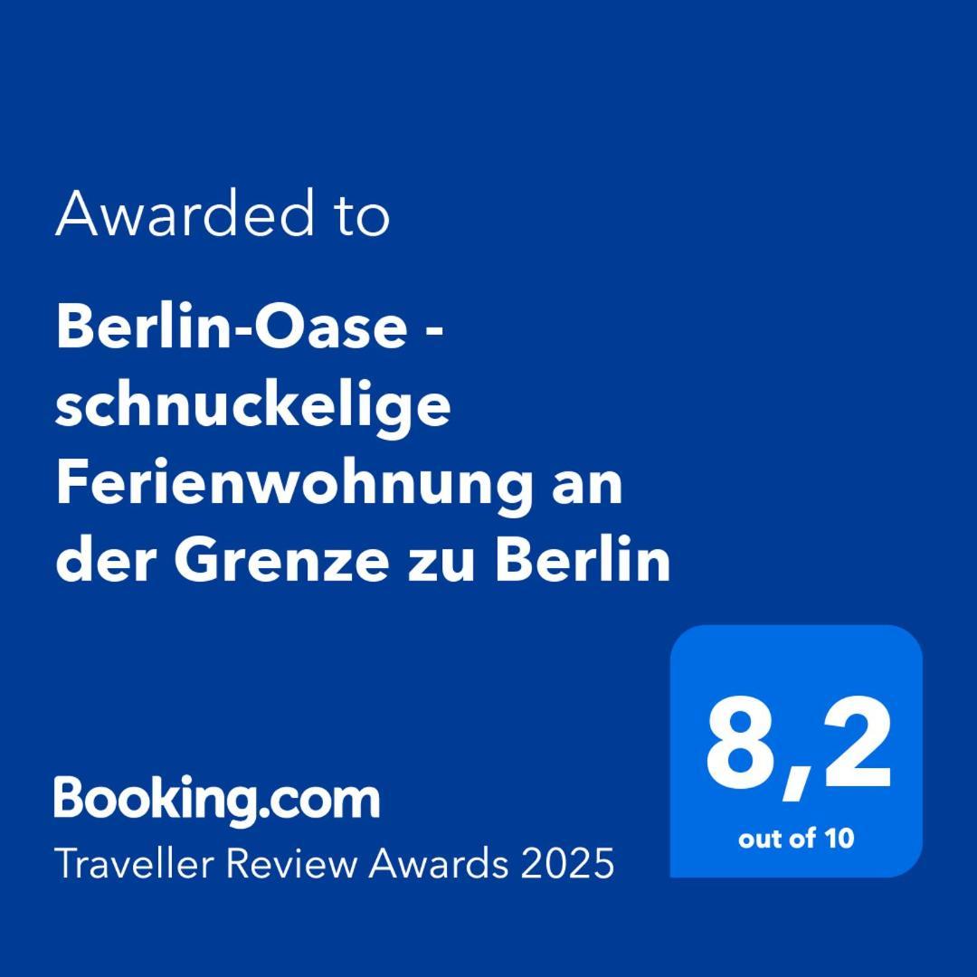 Berlin-Oase - Schnuckelige Ferienwohnung An Der Grenze Zu Berlin Schönefeld Extérieur photo
